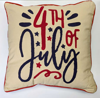 4th of July Pillow with Insert