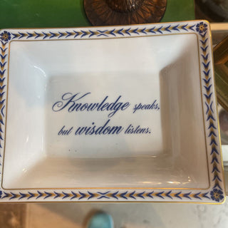 Mottahedeh Wisdom Porcelain trinket dish FIRM