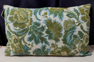 1960s Floral Lumbar Pillow 20x12 (FIRM)