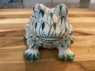 Andrea by Sadek Hand Painted Porcelain Frog