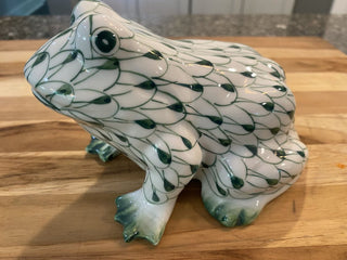 Andrea by Sadek Hand Painted Porcelain Frog