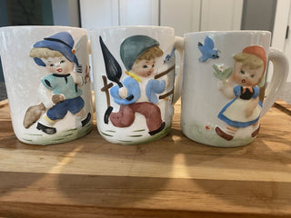 Vintage Hummel Mugs, 3