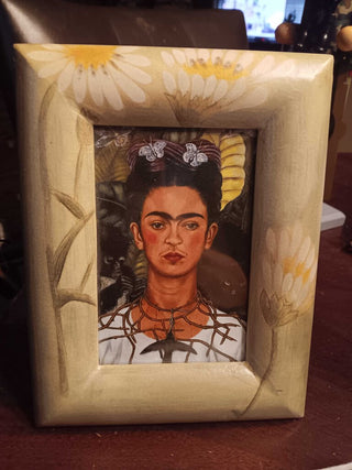 Framed Frida. 8 x 10