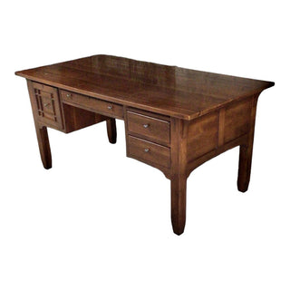 Solid Wood Arts and Craft Style Desk, Lexington