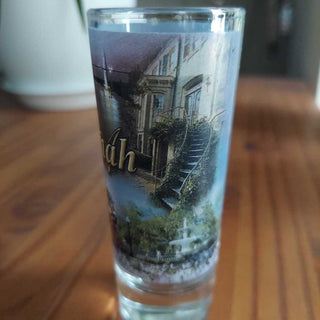 Savannah Georgia historic scenery shot glass