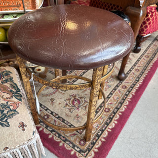 Naugahyde stool 1950s