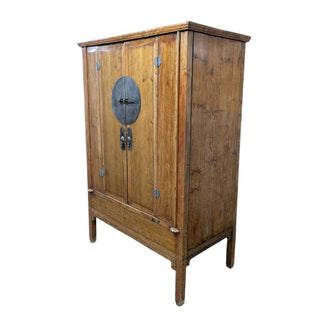 Solid Wood Chinese Armoire Cabinet