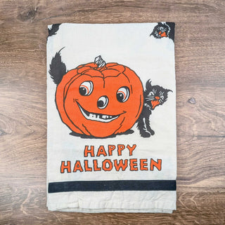 Happy Halloween Vintage Kitchen Towel