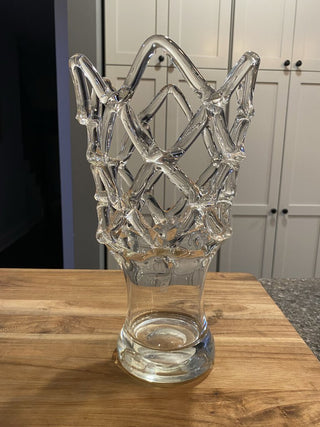 Glass Lattice Vase