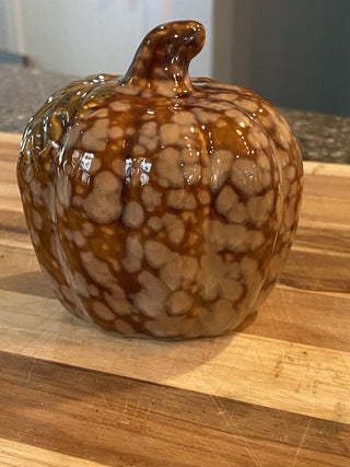 Small Ceramic Pumpkin