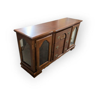 Solid 3 Drawer Wood Cabinet