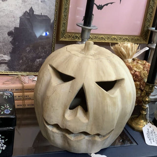 Vintage Concrete Jack-o'-lantern | CA