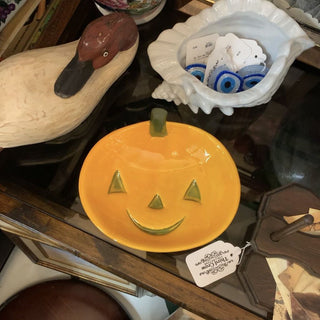 Vintage Jack-o'-lantern Ceramic Dish | CA