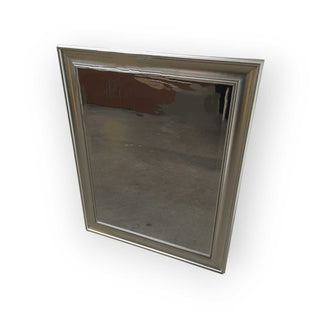 Contemporary Silver Frame Mirror