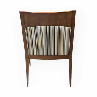 Wood Arm Chair with Upholstered Set and Back