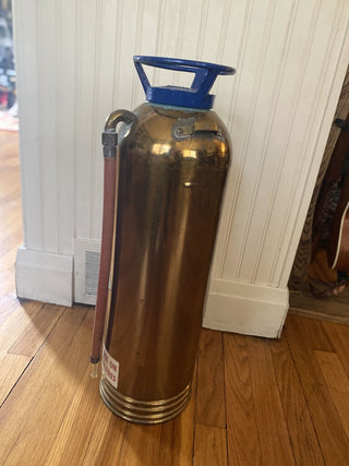 Vintage Brass General Quick Aid Fire Extinguisher-FIRM