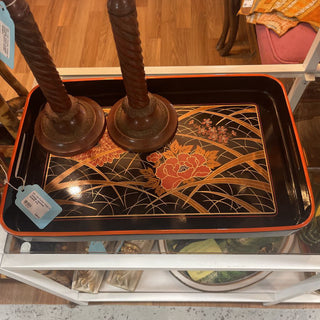 Vintage Japanese lacquer tray