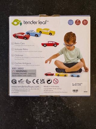 Retro Car Set | Wooden Toy Set