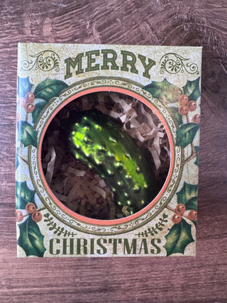 3.5” Pickle Ornament in Gift Box