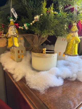 Frasier Fir Medium Poured Candle, Frosted Wood Grain