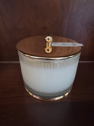 Frasier Fir Medium Poured Candle, Frosted Wood Grain