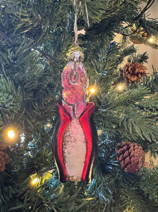 6" Pliers Glass Ornament