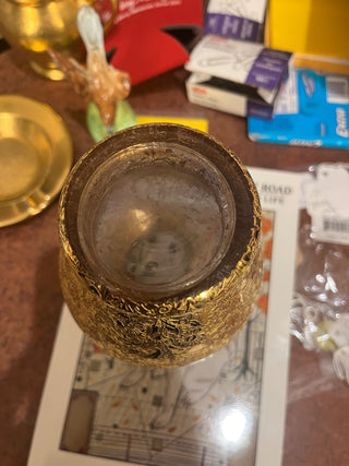 PKG Glastonbury Lotus 22K G "Daisy" Vase