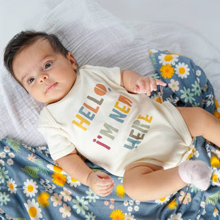 Hello, I'm New Here Cotton Onesie - Great Gift! 3-6 M