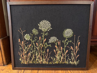 Vintage, flowers crewel