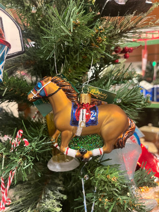 A-OWC Racehorse Ornament - New
