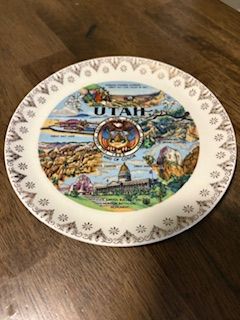 Utah Souvenir Plate