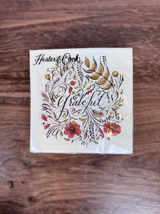 Grateful Cocktail Napkin - Pack of 20