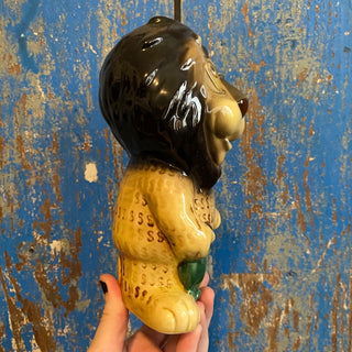 Vintage Lefton Hubert the Lion Ceramic Piggy Bank