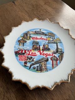 Vintage Fabulous LAs Vegas Plate