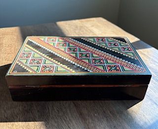 1970's Carved Jewelry Box
