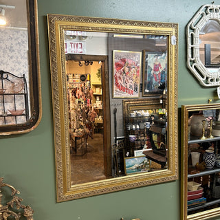 Large Gold Framed Mirror 26Wx1Dx32H