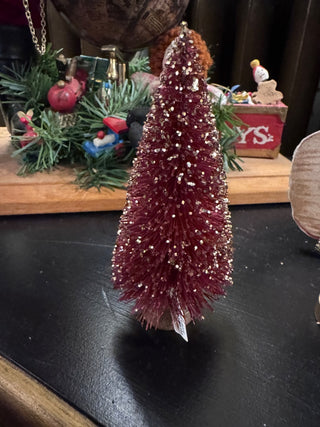 Red Sparkled Bottlebrush Trees