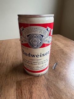 1970's Budweiser 12oz can