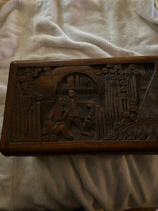 Hand Carved Camphor Jewely Chest