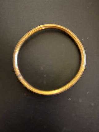 Baby Bangle Bracelet, Goldtone w/hinge