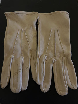 Formal Deerskin Gloves Ivory (pr)