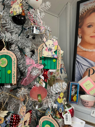 VTG Wood Kitschy Spring/Easter Ornaments