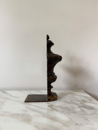 Decorative Bronze-Finish Bookend