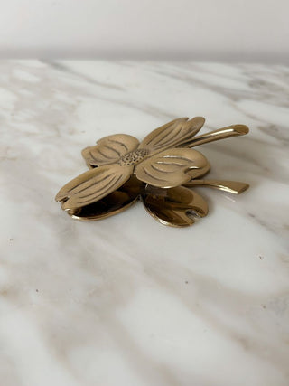 Virginia Metalcrafters Brass Dogwood Paper Clip