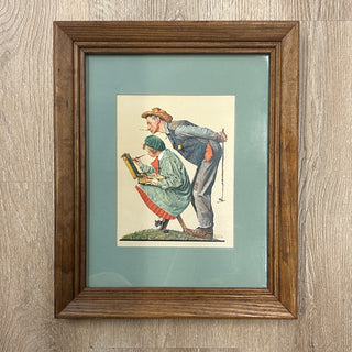 Framed Norman Rockwell "The Critic", 14Wx1Dx17H