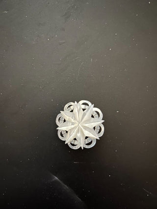 Brooch/Pin Snowflake 1.5" Dia.