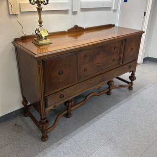 Beautiful Vintage Solid Wood Buffet 67Wx21Dx42H