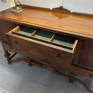 Beautiful Vintage Solid Wood Buffet 67Wx21Dx42H