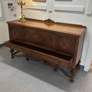 Beautiful Vintage Solid Wood Buffet 67Wx21Dx42H