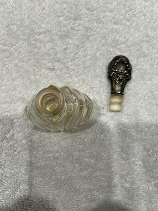 Pressed Glass Perfume Bottle